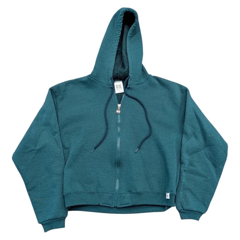 Y2K Women's Russell Athletic Mid Cut Hoodie Sweatshirt